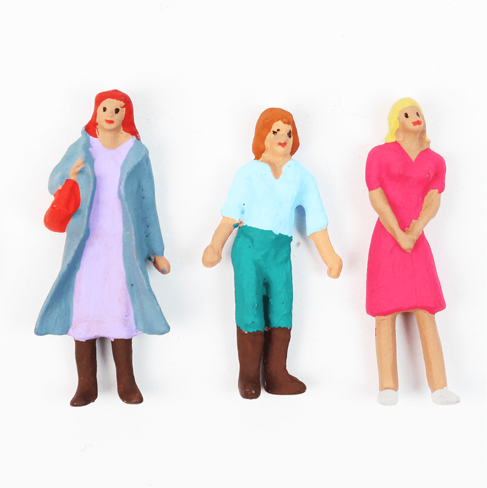 Figuras Para Maquetes 1/50 698 Minitec 03 Peças